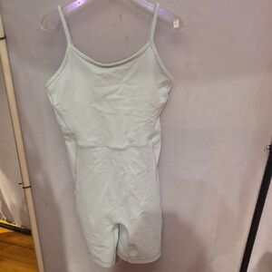 TNA Light Blue Spaghetti-Strap Bodysuit Romper